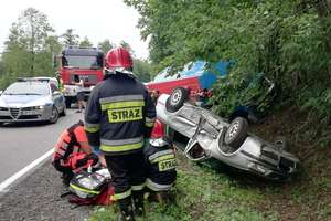 Dwie osoby ranne w wypadku pod Oleckiem