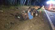 Tragedia na DK16. W wypadku zginął młody mężczyzna [AKTUALIZACJA, ZDJĘCIA]