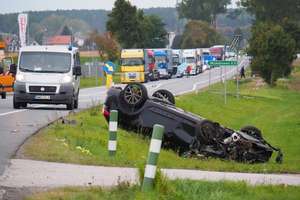 Poważny wypadek w Michalinowie. Zderzyły się 3 auta [ZDJĘCIA]