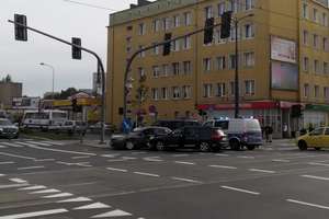 Uwaga kierowcy! Zderzenie dwóch pojazdów na skrzyżowaniu w Olsztynie