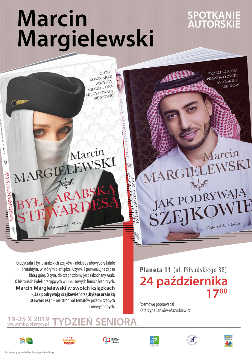 Spotkanie z Marcinem Margielewskim odbędzie się 24 października w Planecie 11