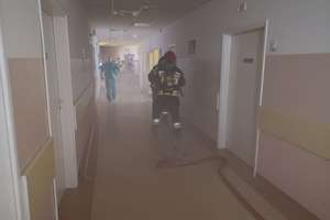 Pożar w szpitalu, czyli kolejne ćwiczenia oleckich strażaków
