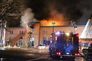 Pożar w Banku Żywności w Olsztynie. Rzeczniczka BŻ: "To nasz wielki dramat" [VIDEO, ZDJĘCIA]