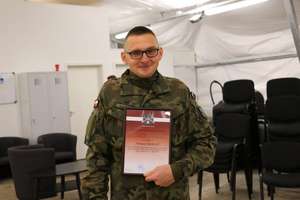 Żołnierz z węgorzewskiej jednostki uratował kolegę z Łotwy
