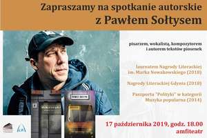 Paweł Sołtys w Ostródzie. Spotkanie autorskie w amfiteatrze
