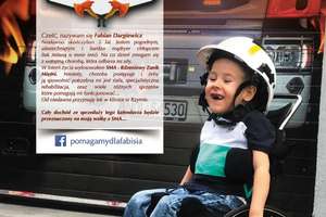 5-letni Fabian walczy ze śmiertelną chorobą. Strażacy ochotnicy z okolic Olsztyna wydali wyjątkowy kalendarz-cegiełkę