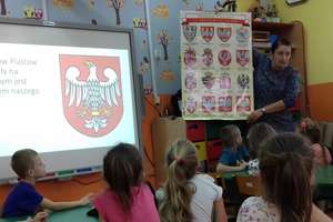  „Jestem Polką, jestem Polakiem”  u przedszkolaków w nowomiejskiej "Dwójce" 