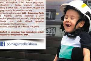 5-letni Fabian walczy ze śmiertelną chorobą.  Strażacy ochotnicy z okolic Olsztyna wydali wyjątkowy kalendarz-cegiełkę