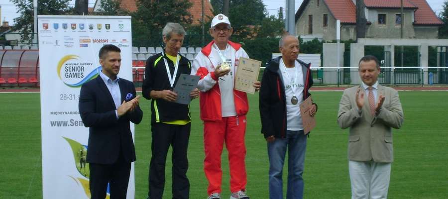 Jerzy Szymański, na najwyższym stopniu podium Senior Games