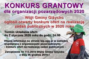Gmina Giżycko - konkurs grantowy 2020