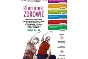 Seniorze już jutro wybierz Kierunek Zdrowie