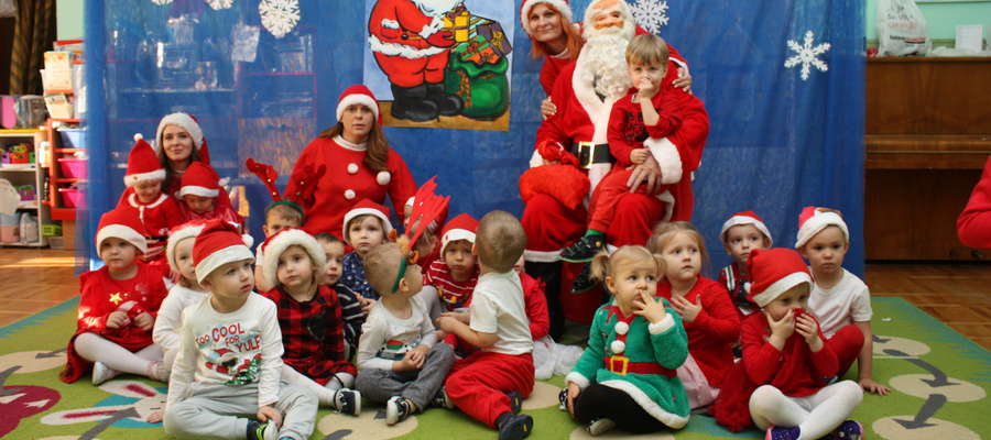 Mikołaj odwiedził dzieci z przedszkola niepublicznego "Radość"