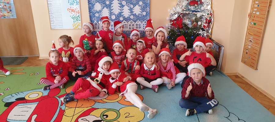 Przedszkolaki dobrze znają Świętego Mikołaja.