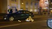 Wypadek na ul. Jagiellońskiej w Olsztynie. Pieszy trafił do szpitala