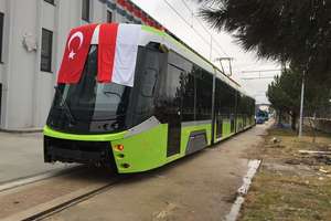 Nowy tramwaj z Turcji już w drodze do Olsztyna [VIDEO, ZDJĘCIA]