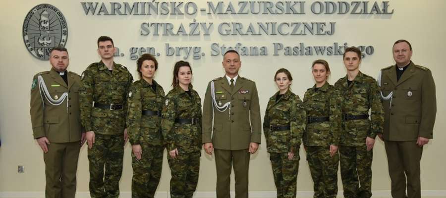 Nowi funkcjonariusze w szeregach warmińsko-mazurskiego oddziału SG