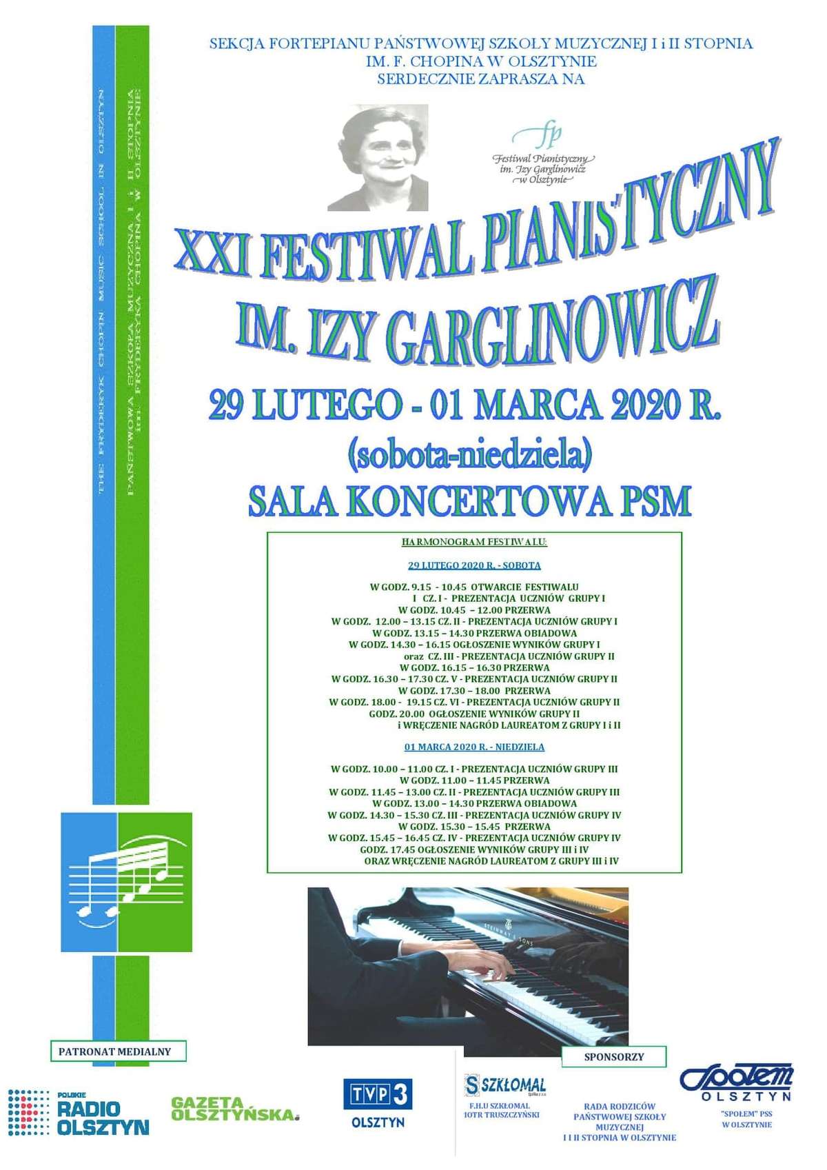XXI Festiwal Pianistyczny im. Izy Garglinowicz     - full image