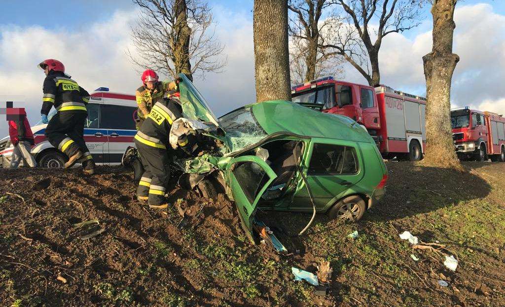 Na trasie Tolko-Rodnowo doszło do wypadku drogowego.