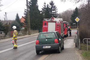 Kolizja 3 samochodów w Szydłowie