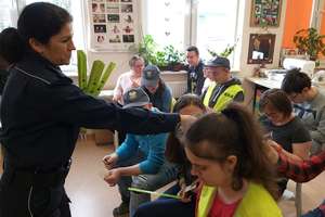 Spotkanie z młodzieżą w OREW w Działdowie – o bezpieczeństwie i służbie w policji