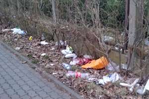 Na ostródzkich ulicach ostatnio sypnęło śmieciami