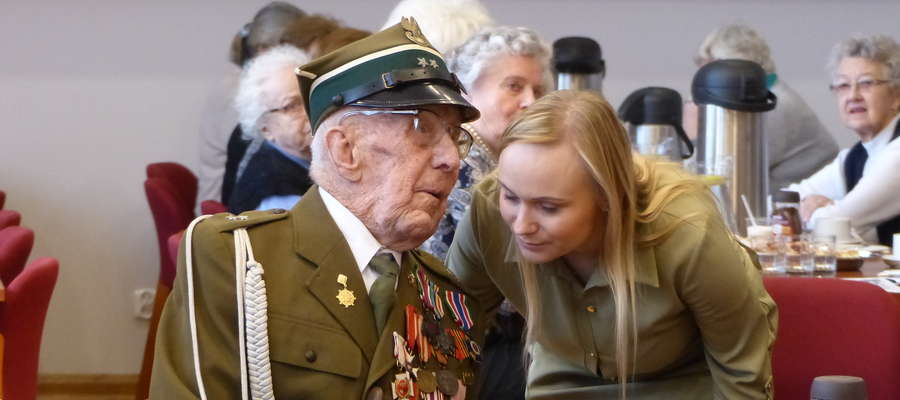 101-letni Mikołaj Herman przyjmował życzenia urodzinowe