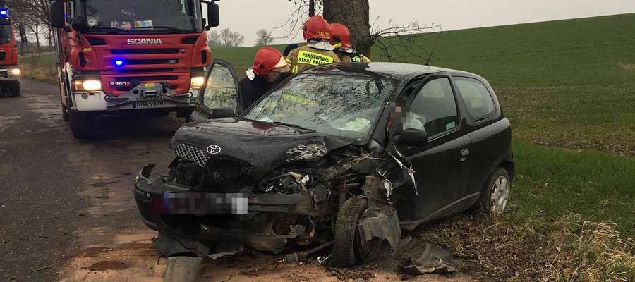Wypadek drogowy w okolicy Szyliny Wielkiej.