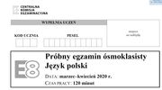 Próbny egzamin ósmoklasisty 2020. Język polski [arkusze]