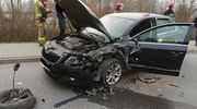 Wypadek w Rydzewie, jedna osoba zabrana do szpitala