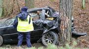 Wypadek pod Olsztynem. Kierowca BMW trafił do szpitala