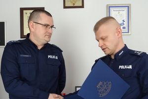 Aspirant Łukasz Kawecki nowym Komendantem Komisariatu Policji w Orzyszu