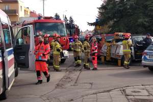 Wypadek samochodowy na ul. Kościuszki w Mławie [ZDJĘCIA]