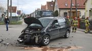 Czołowe zderzenie na jednym ze skrzyżowań w Bartoszycach