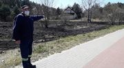 Pożar pod Olsztynem. Uwaga, jest bardzo sucho!