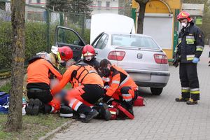 Wypadek na ul. Żołnierskiej w Olsztynie. Kierowca nie żyje [ZDJĘCIA, VIDEO]