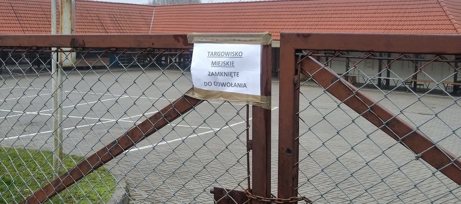 Władze Ostródy zamknęły targowisko miejskie w połowie marca
