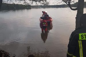 Wypadek na jeziorze Ublik. Znaleziono ciało poszukiwanego policjanta