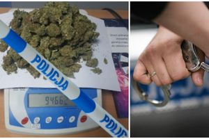 BMW do kontroli drogowej, a tam 19-latek i blisko 100 gram marihuany 
