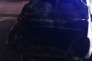 Pożar samochodu osobowego - Działdowo.