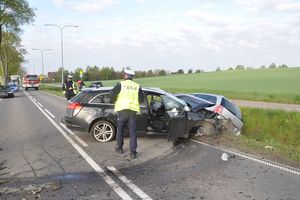 Dwie poszkodowane, w wypadku drogowym, osoby trafiły do szpitala w Działdowie