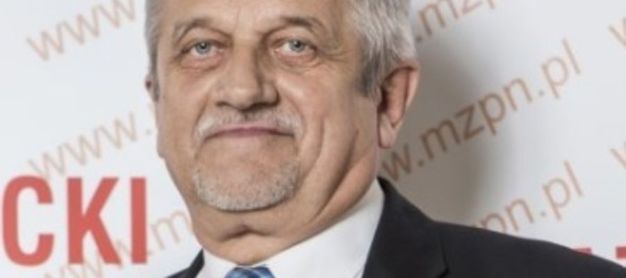 Prezes Mazowieckiego ZPN Zdzisław Łazarczyk
