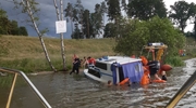 Chwile grozy na Jezioraku – przy Jażdżówkach tonęła łódź, a nad jezioro nadciągała silna burza