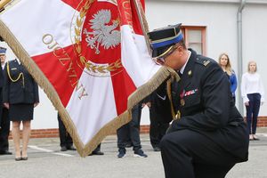 Uroczysty apel z okazji powołania komendanta miejskiego PSP w Olsztynie [ZDJĘCIA]
