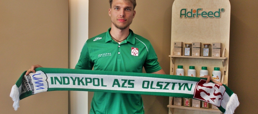Jędrzej Gruszczyński przez najbliższe dwa sezony będzie grał w Indykpolu AZS Olsztyn