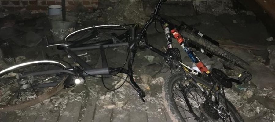 Rowery znajdowały się wśród "fantów" znalezionych przez policjantów