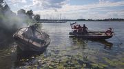 Dramatyczna akcja na Jeziorze Drwęckim. Wybuch na łodzi pełnej dzieci