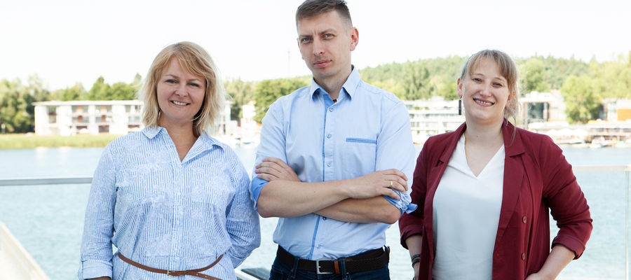 Małgorzata Sieniewicz, dr Krzysztof Sopyła i Urszula Witkowska