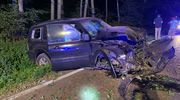 Osobówka wpadła do rowu 