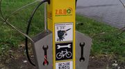 Przy GCI stanęła nowa samoobsługowa stacja naprawy rowerów