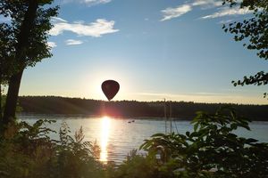 Wymień zdjęcie na prenumeratę: balon nad Jeziorakiem